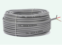 Twin with earth Cables manufactured by CableXperts Kenya